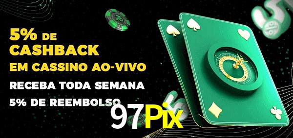 Promoções do cassino ao Vivo 97Pix